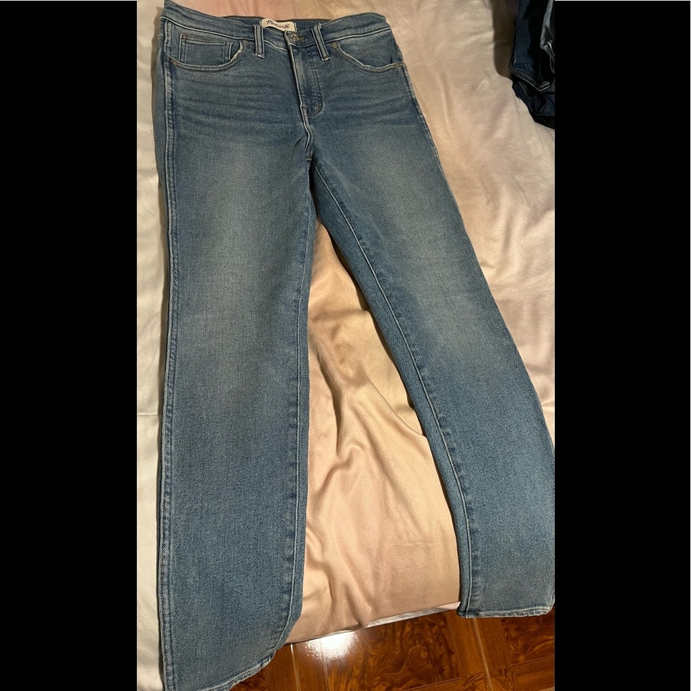 madewell 10” high rise skinny